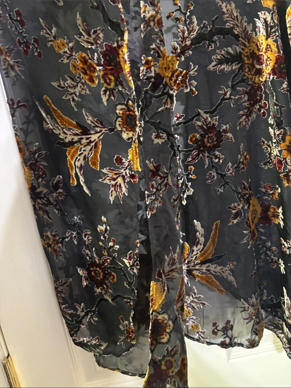 Burn out summer wrap one size